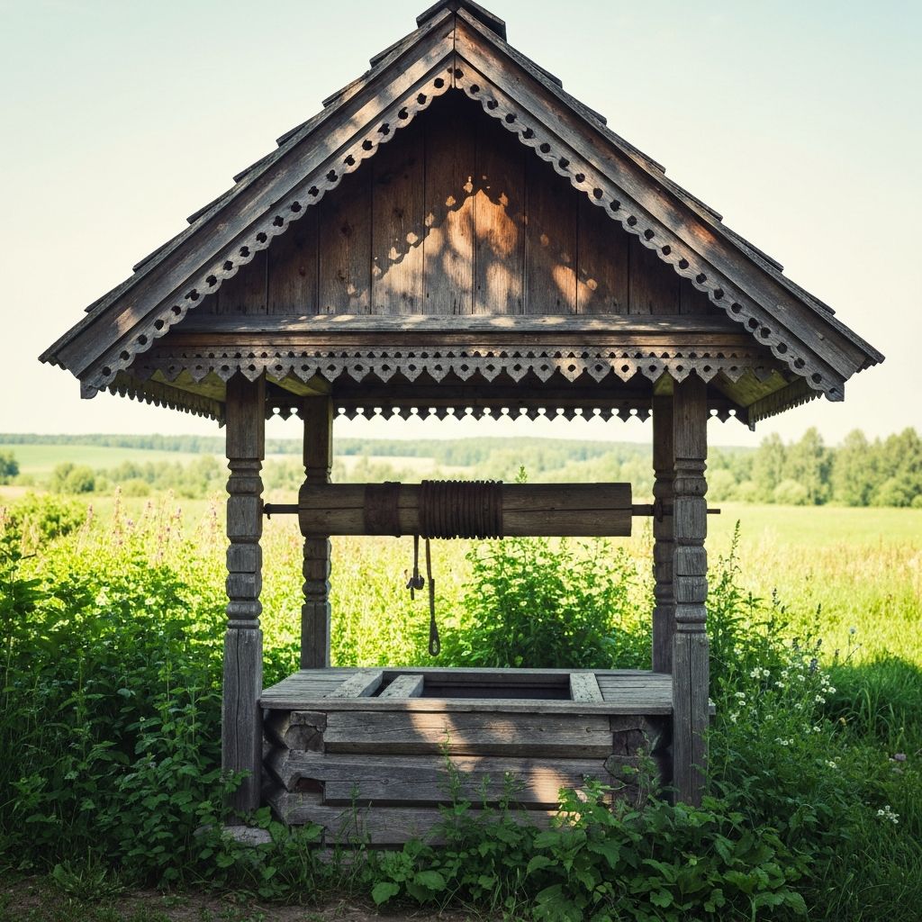 Обустройство колодца